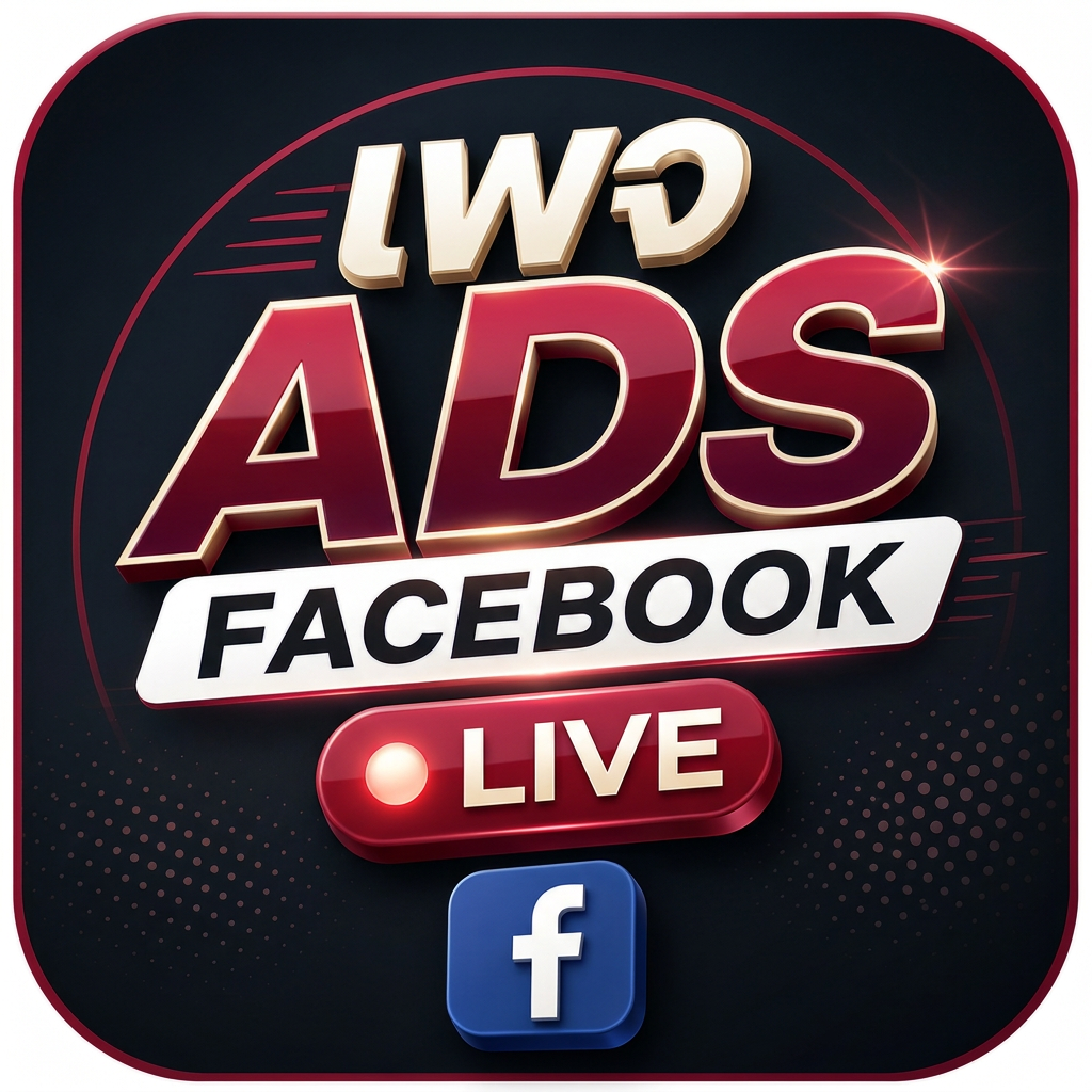 ภาพเพจ ADS Facebook Live โทนแดงรูบี